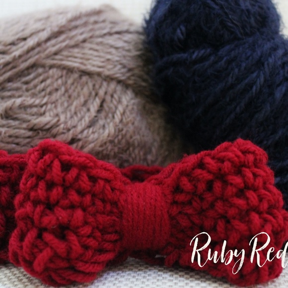 red baby headbands